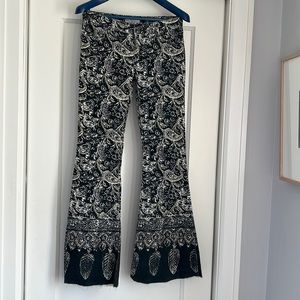 Free People flare velvet jeans size 27